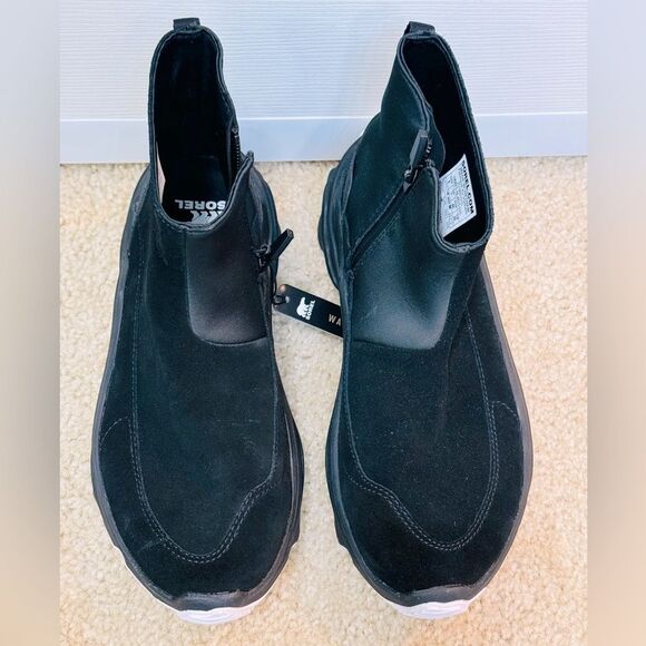 NWT SOREL Kinetic Breakthru Acadia Black Suede Bootie Women's Sz 7 - Picture 13 of 13